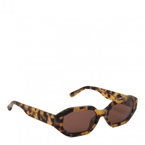 Havana Rectangle Sunglasses