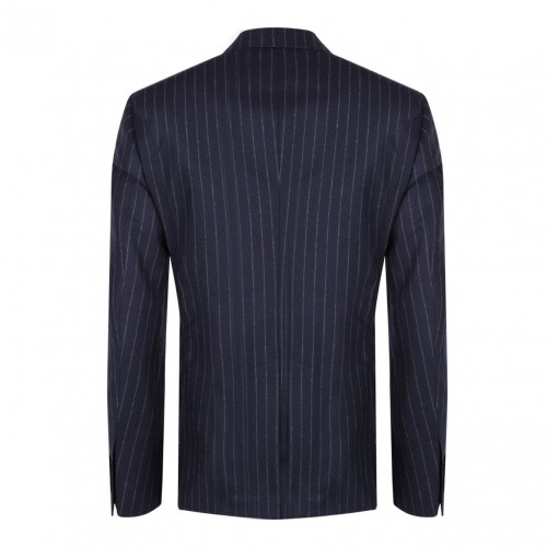 Navy Blue Pinstripe Jacket 2