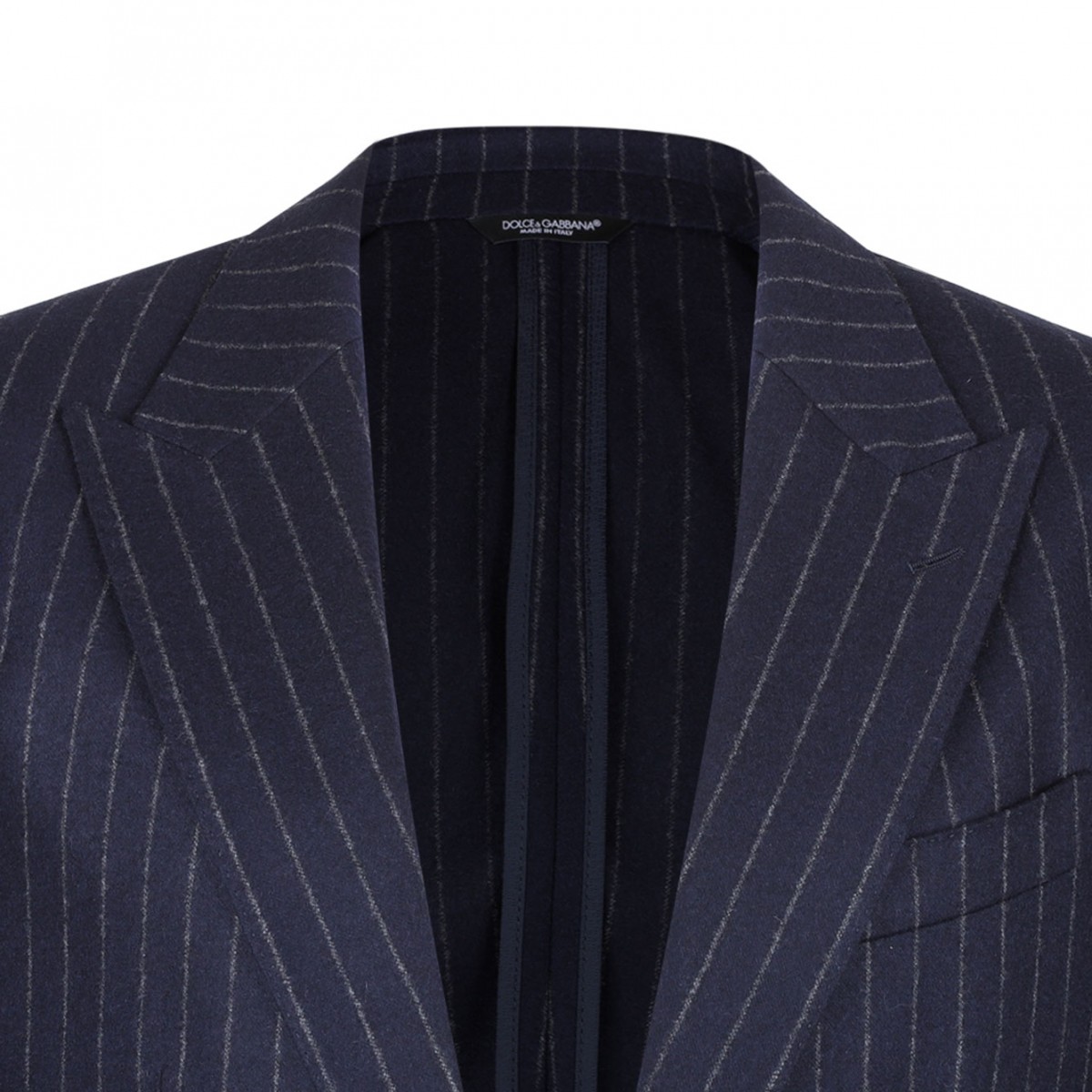Navy Blue Pinstripe Jacket