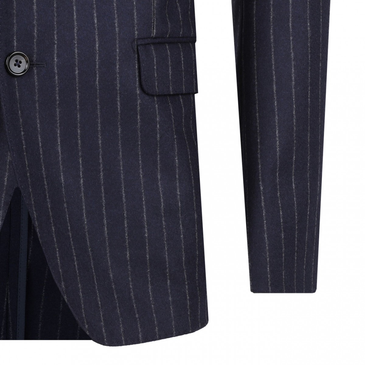 Navy Blue Pinstripe Jacket