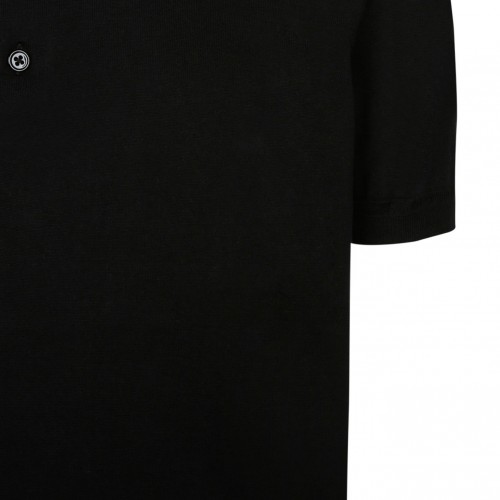 Black Short Sleeves Polo Shirt