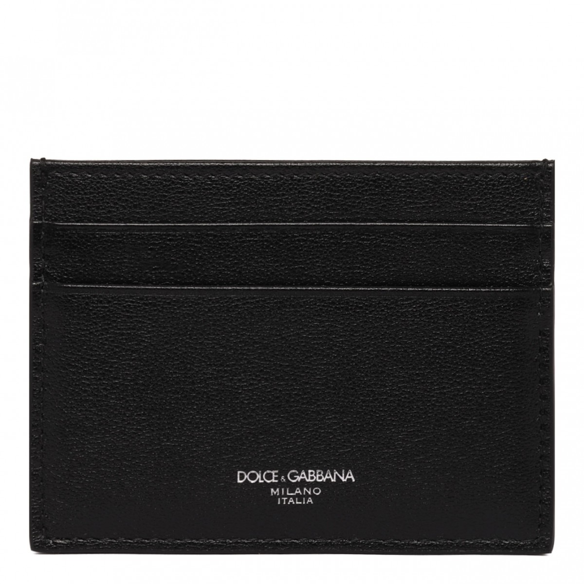 Black Logo Print Cardholder