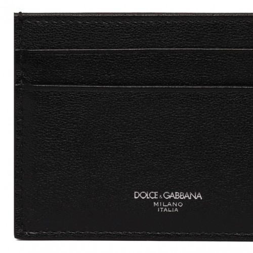 Black Logo Print Cardholder