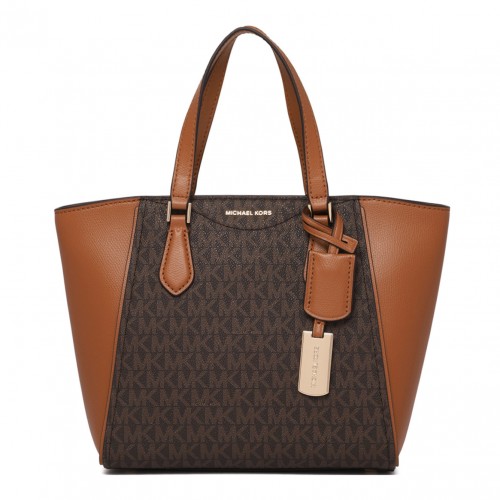 Brown Small Taryn Tote Bag