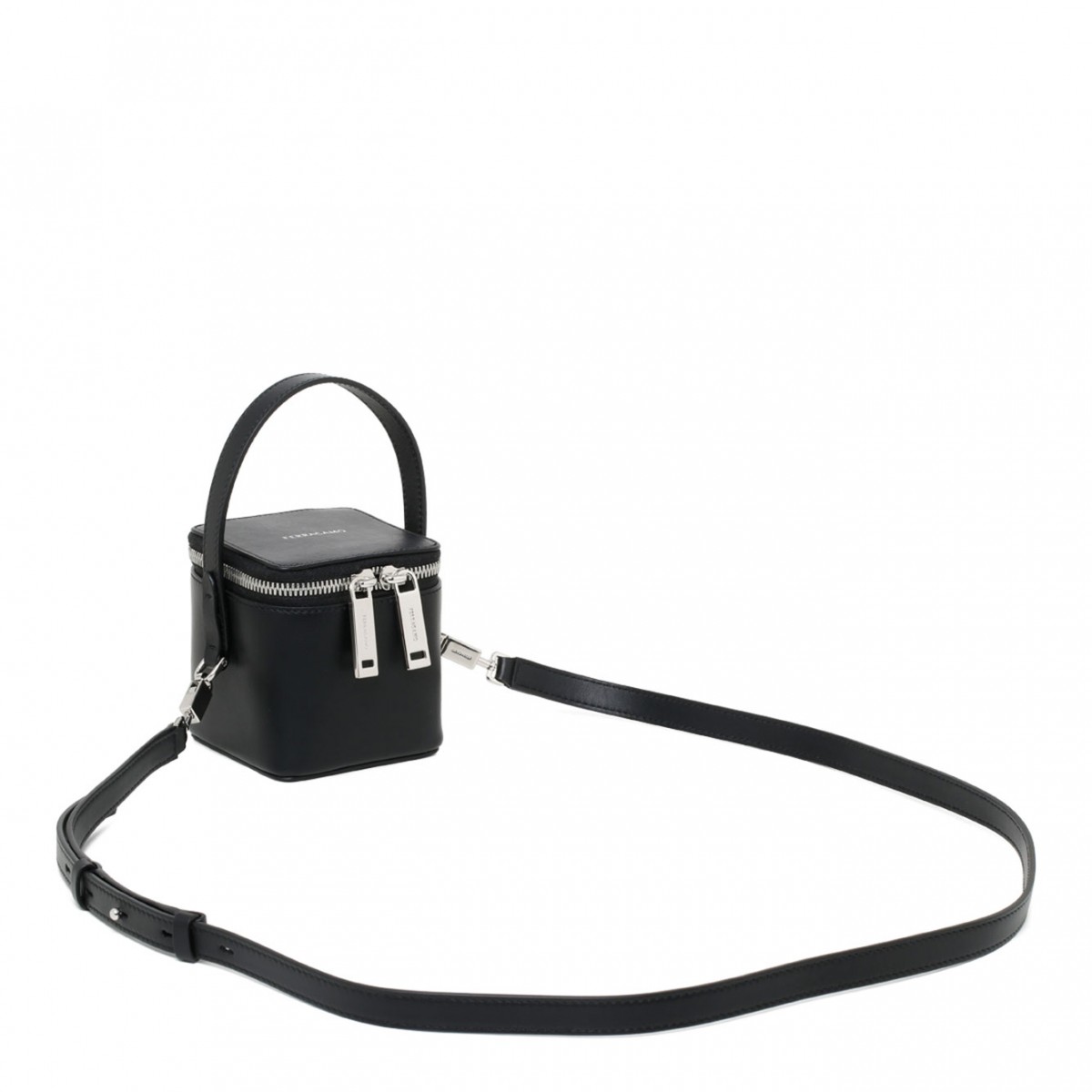 Black Micro Mini Shoulder Bag