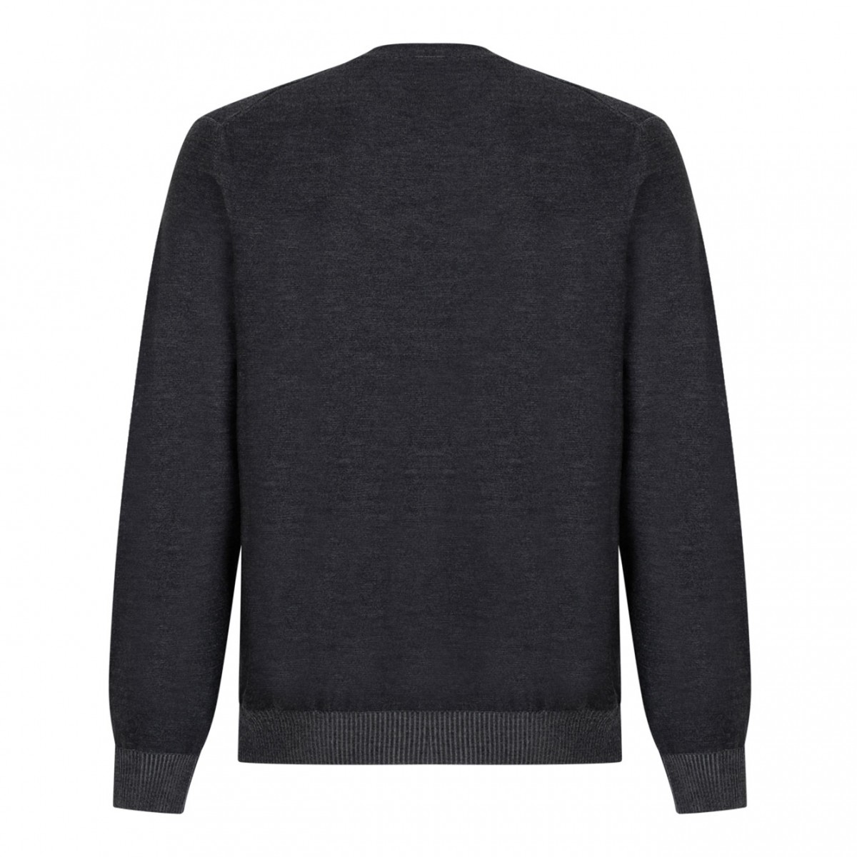 Grey Skull Intarsia Sweater