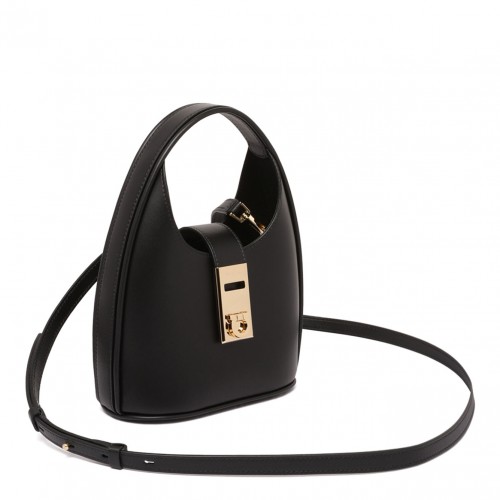 Black Mini Gancinibuckle Hobo Bag