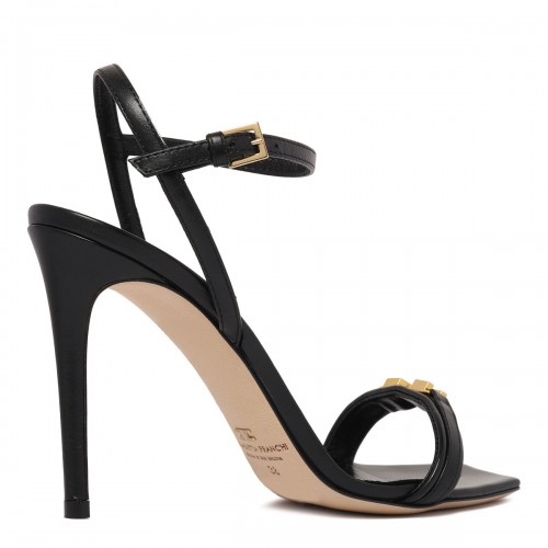 Black Ankle Strap Sandal