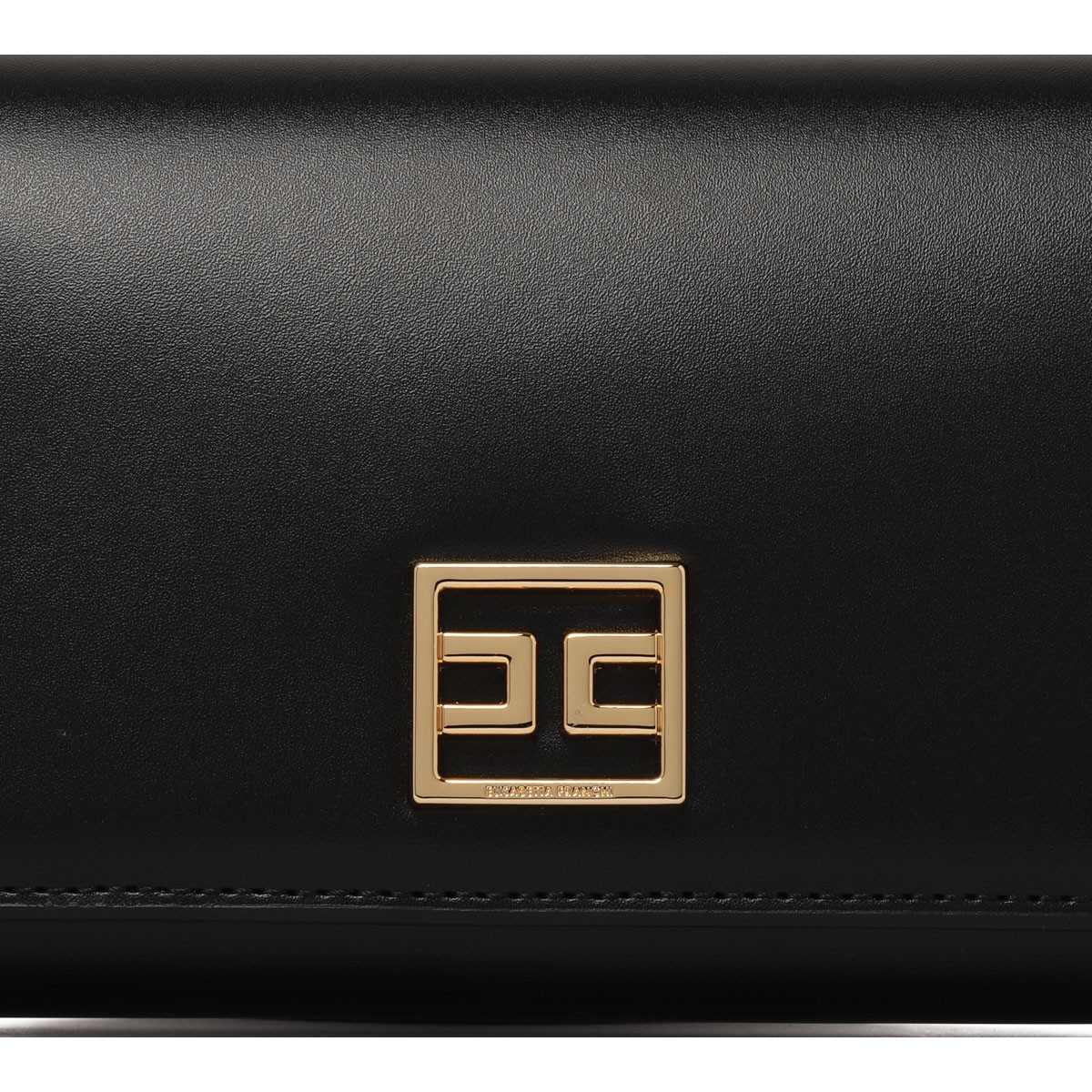 Black Logo Plaque Wallet