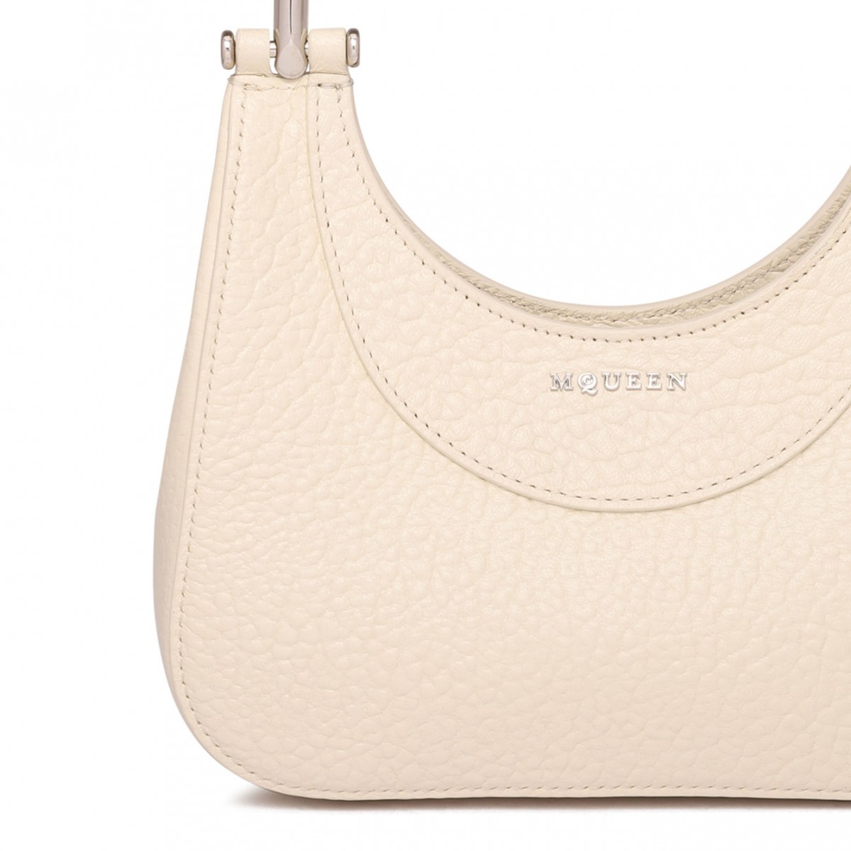 Cream Cross T-Bar Mini Bag