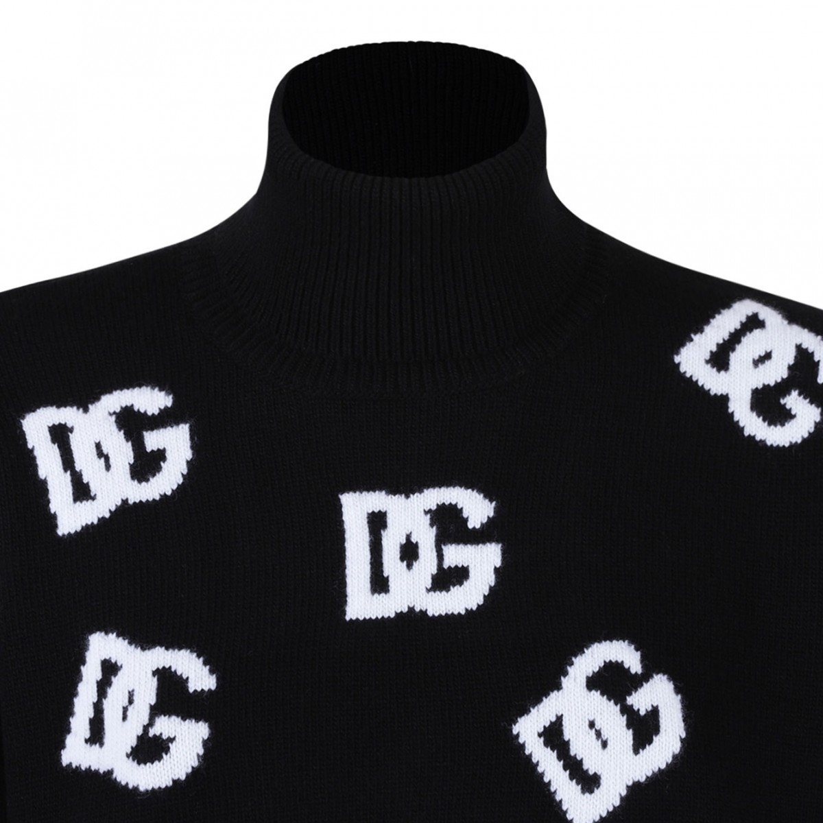 Black DG Logo Sweater