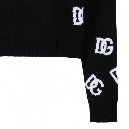Black DG Logo Sweater