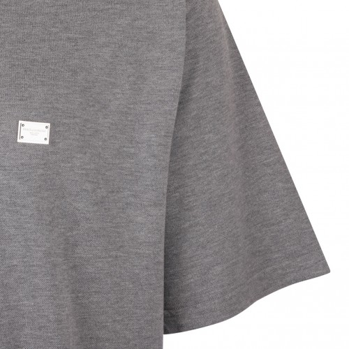 Grey Logo Plaque T-Shirt