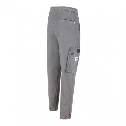 Gray Cotton Cargo Pants