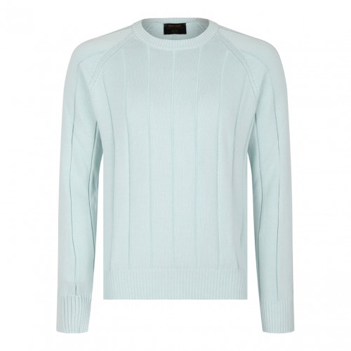 Light Blue Knitwear Sweater