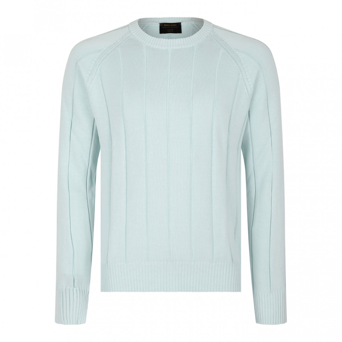 Light Blue Knitwear Sweater