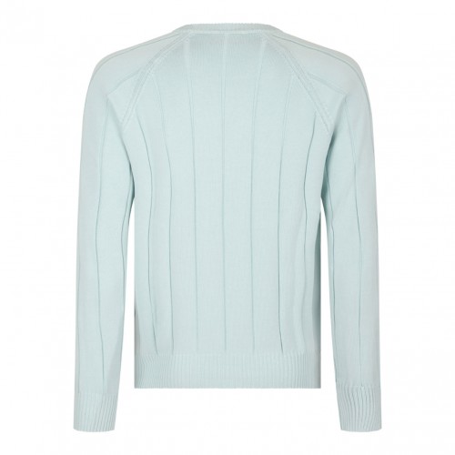 Light Blue Knitwear Sweater