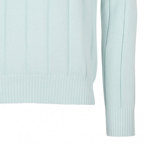 Light Blue Knitwear Sweater