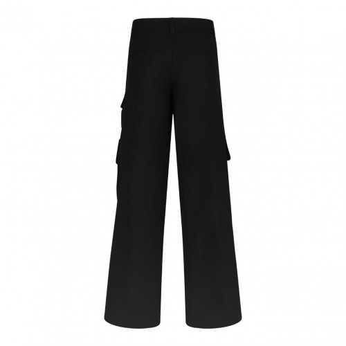 Black Wo Gab Toybox Cargo Trousers 2