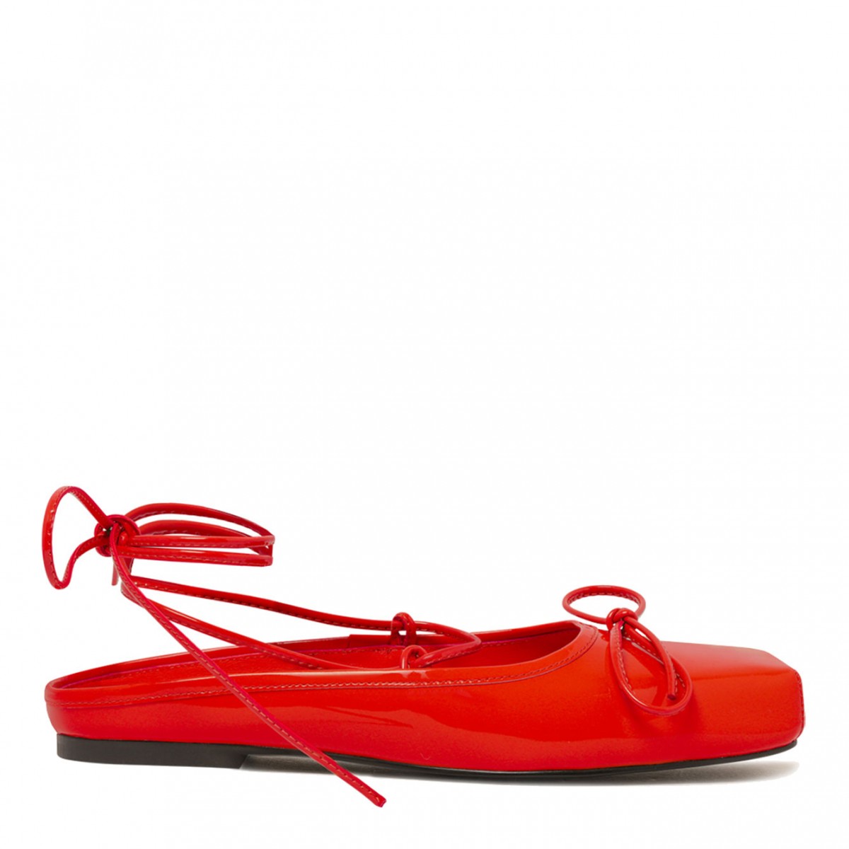 Red Ballet Flats