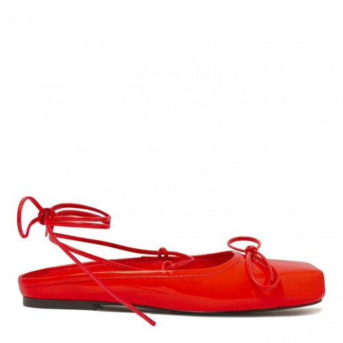 Red Ballet Flats