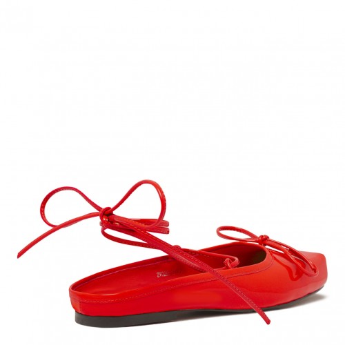 Red Ballet Flats