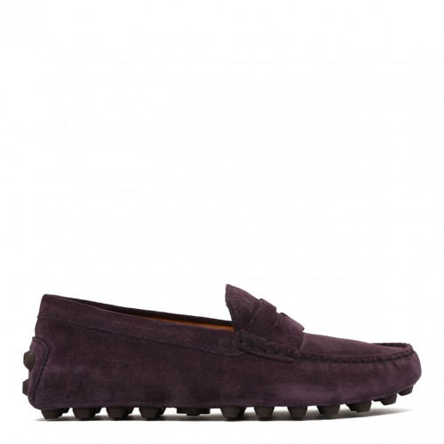 Aubergine Purple Driving Shoes