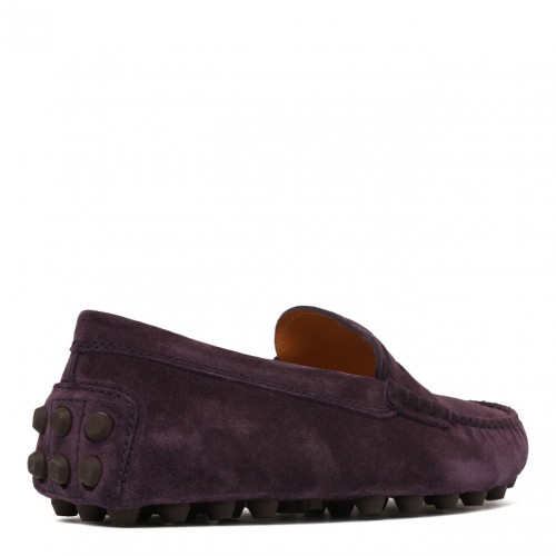 Aubergine Purple Driving Shoes