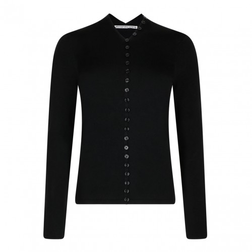 Black Knitted Cardigan