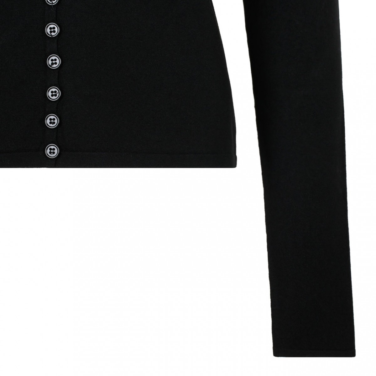 Black Knitted Cardigan