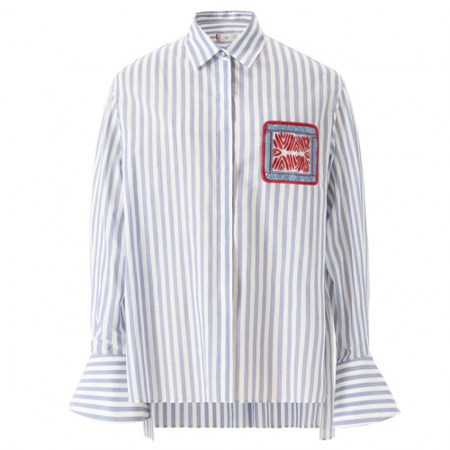 Light Blue Striped Shirt
