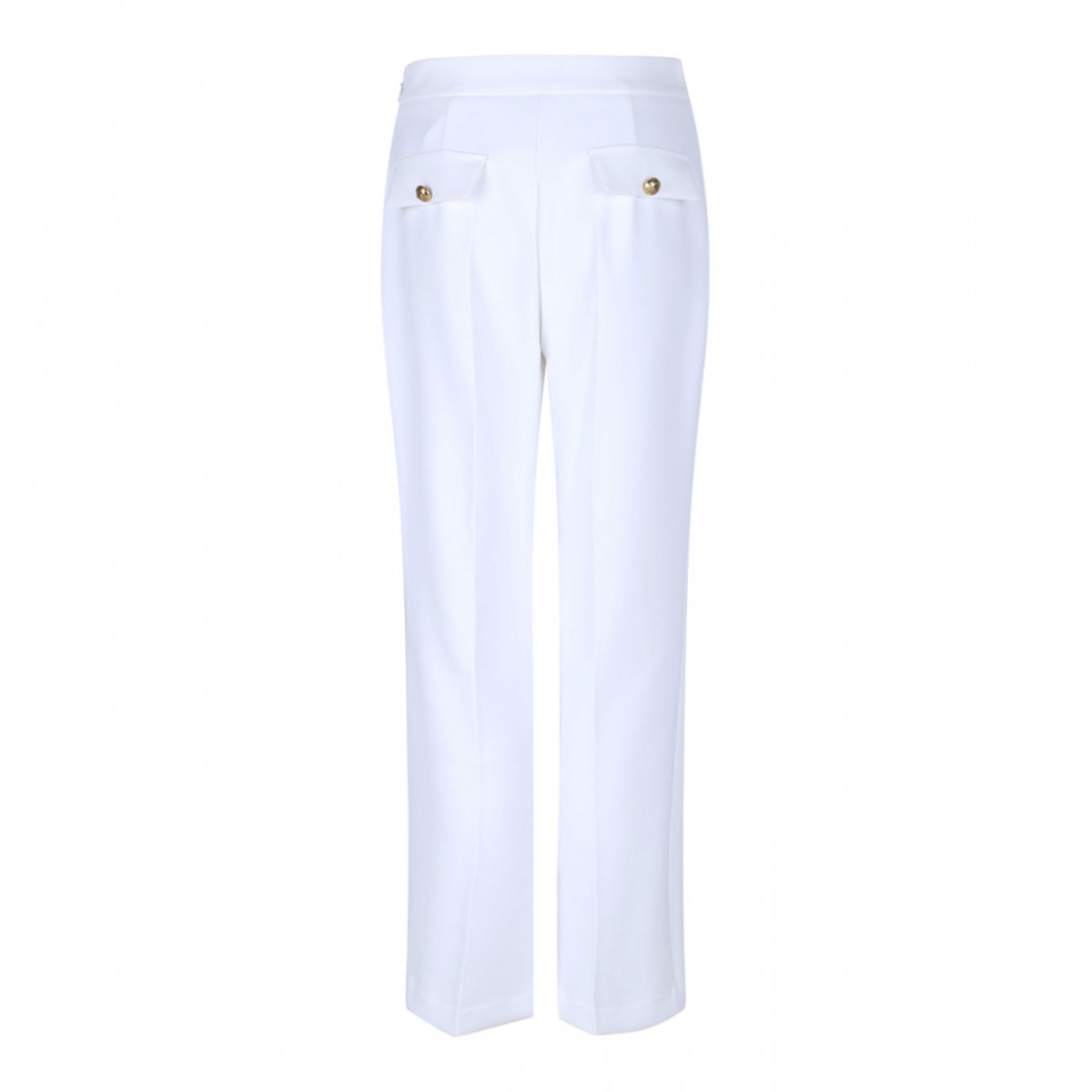 White Cropped Trousers