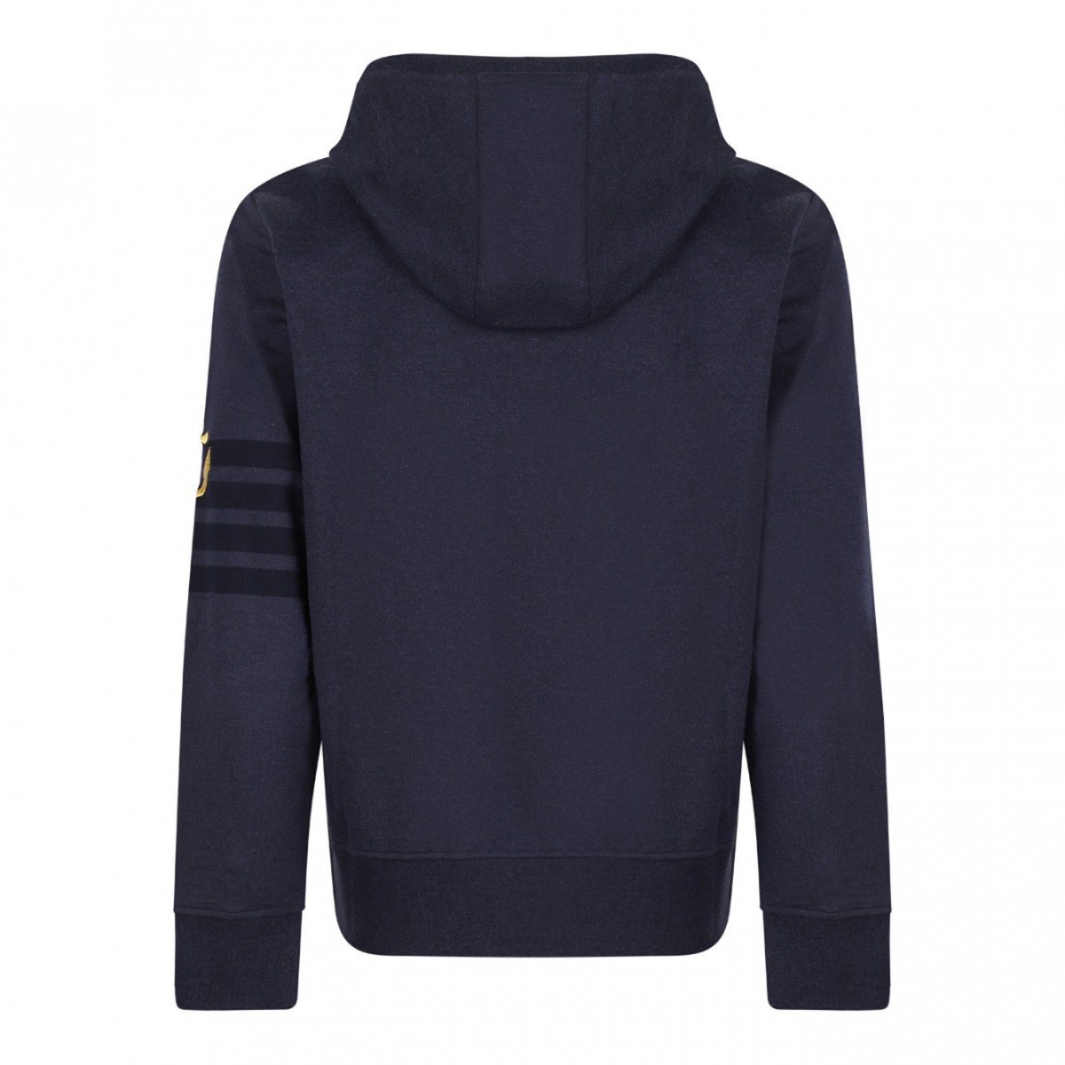 Navy Blue Anchor Zip Up Hoodie