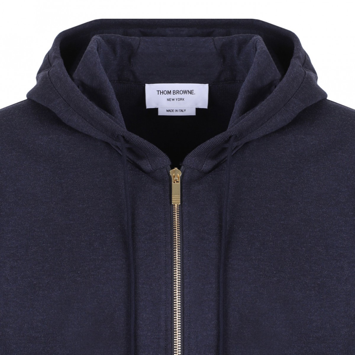 Navy Blue Anchor Zip Up Hoodie