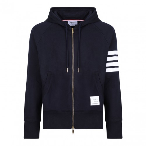 Navy Blue Full Zip Hoodie