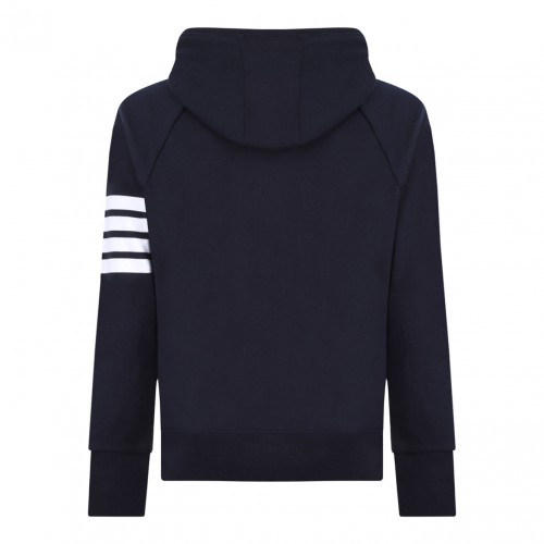 Navy Blue Full Zip Hoodie 2