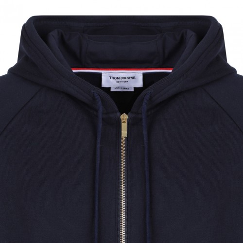 Navy Blue Full Zip Hoodie