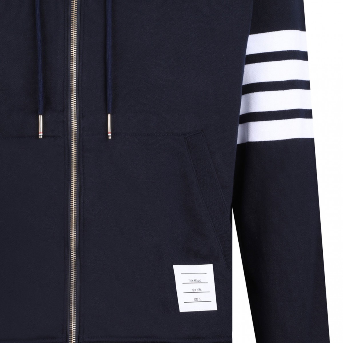 Navy Blue Full Zip Hoodie