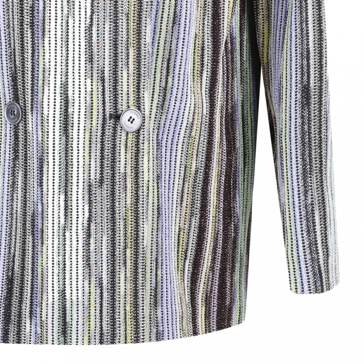 Striped Lame Blazer