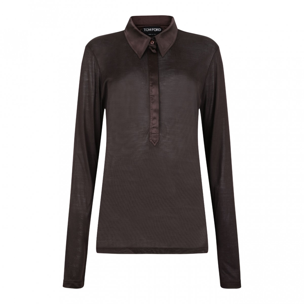 Brown Transparent Top