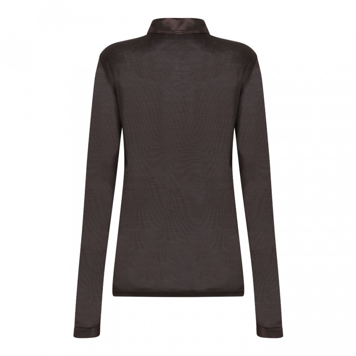 Brown Transparent Top