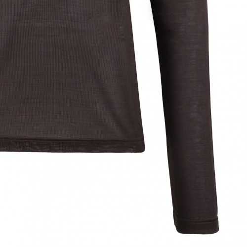 Brown Transparent Top