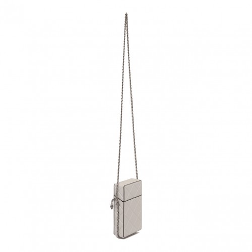 White Logo Plaque Phone Bag