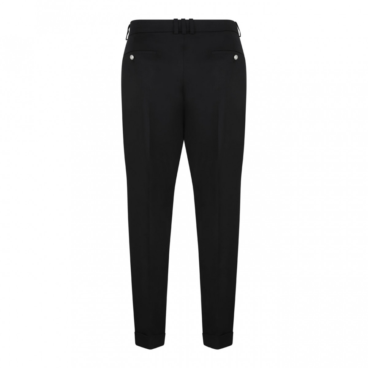 Black Tapered Trousers