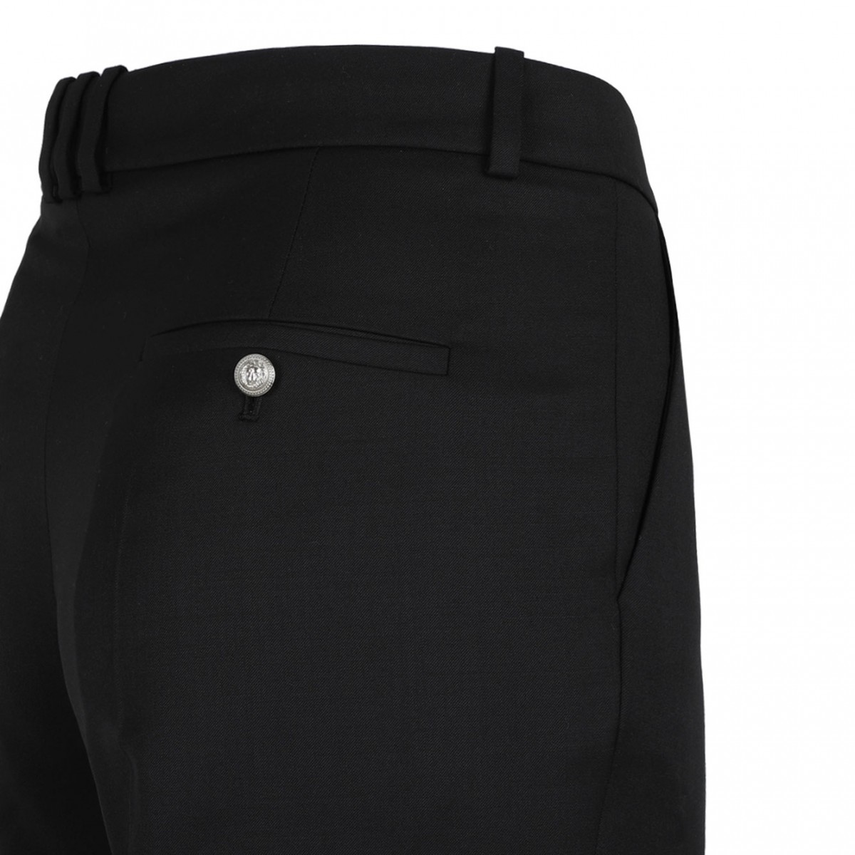 Black Tapered Trousers