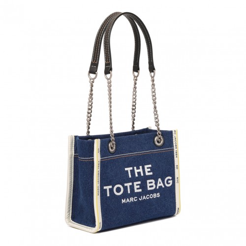 Indigo Blue The Denim Chain Small Tote Bag