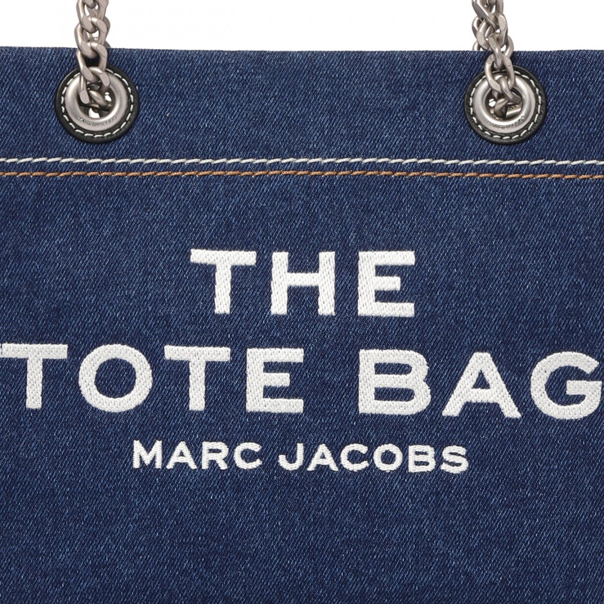 Indigo Blue The Denim Chain Small Tote Bag