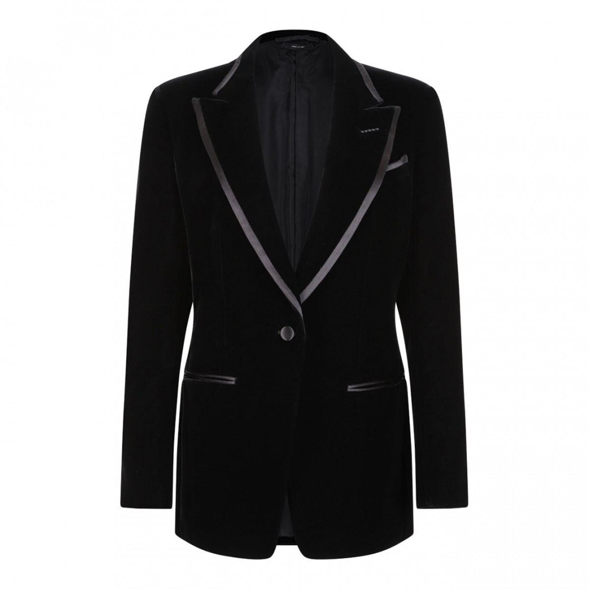 Black Velvet Wallis Single Breasted Tuxedo Jacket