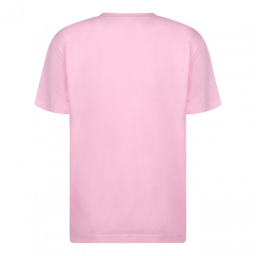 Pink Logo Print T-Shirt 2