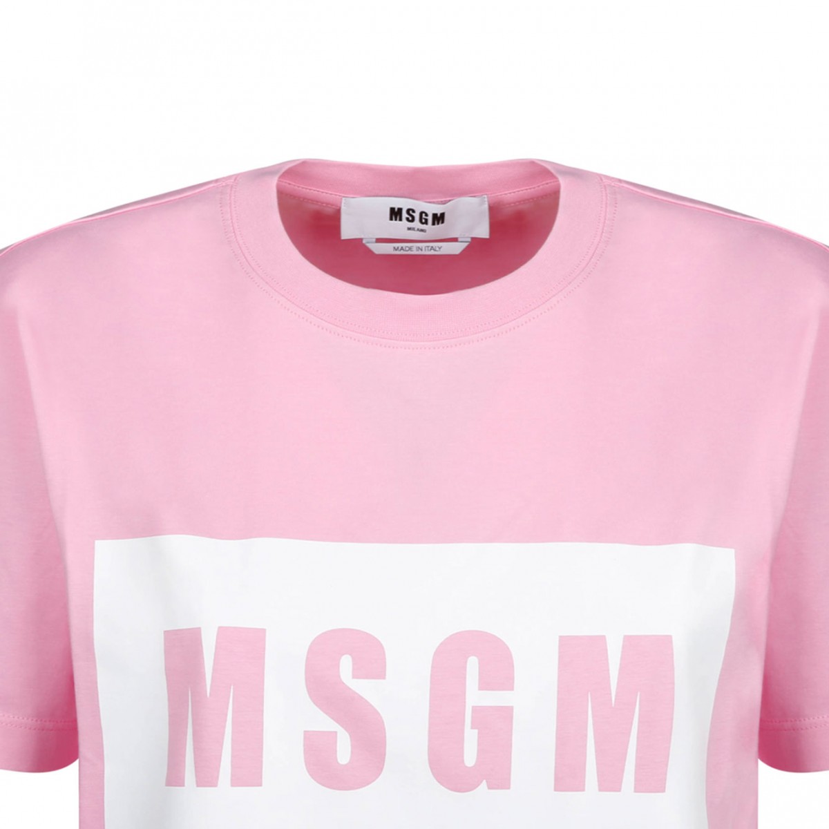 Pink Logo Print T-Shirt